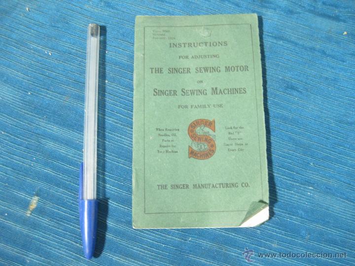 Catalogues publicitaires: MANUAL DE INSTRUCCIONES DE LA MAQUINA DE COSER SINGER