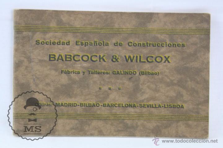 Cat&aacute;logos publicitarios: Antiguo Cat&aacute;logo Publicitario - Sociedad Espa&ntilde;ola Construcciones Babcock & Wilcox - A&ntilde;os 40-50