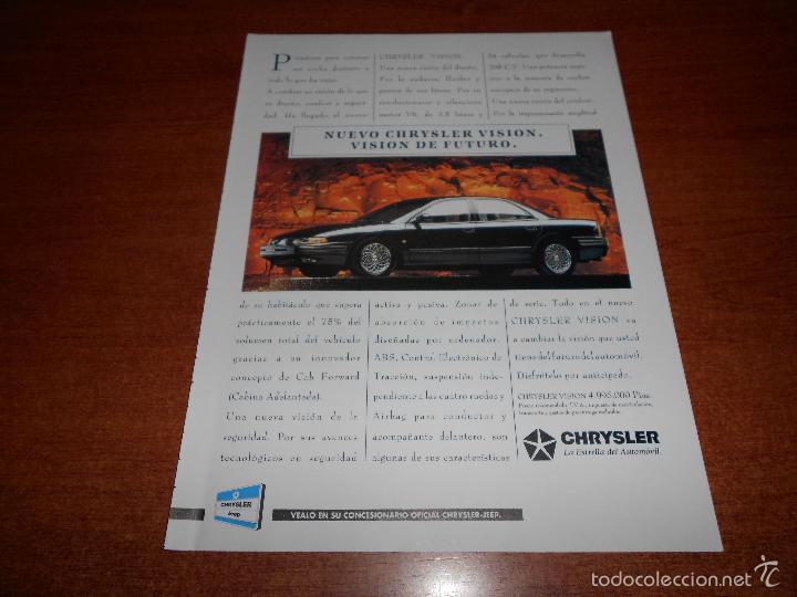 Cat&aacute;logos publicitarios: PUBLICIDAD 1994: CHRYSLER VISION - Foto 1