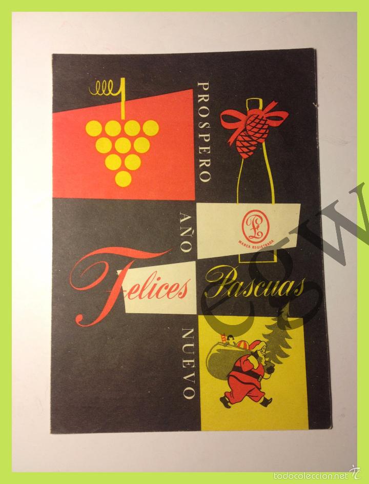 Werbekataloge: Felicitaci&oacute;n Navide&ntilde;a Bodegas Alarc&oacute;n Hermanos (Montilla, C&oacute;rdoba). NAVIDAD