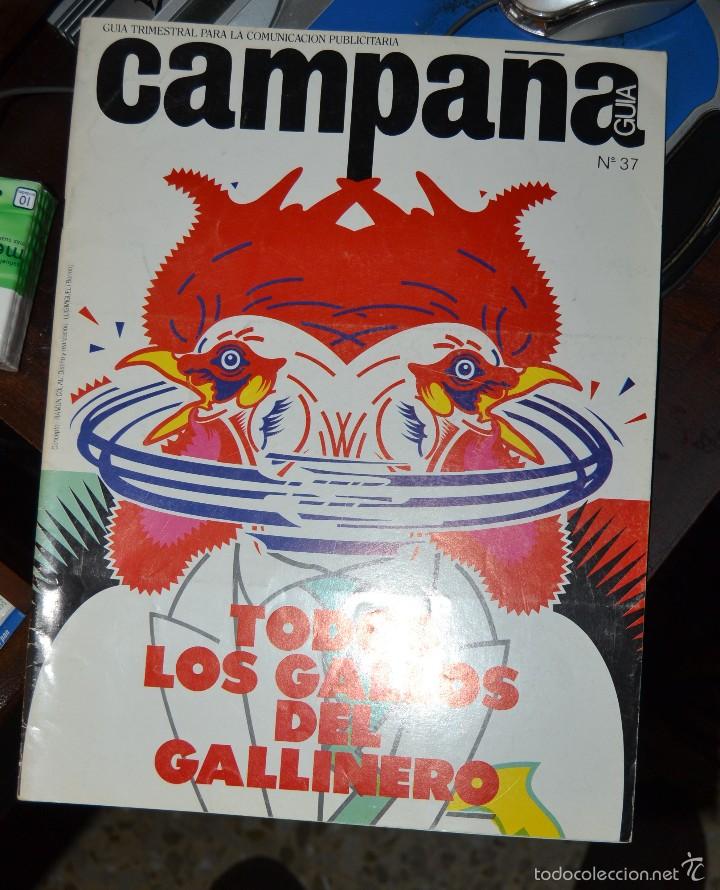 Cat&aacute;logos publicitarios: REVISTA CAMPA&Ntilde;A GUIA TRIMESTRAL PARA LA COMUNICACION PUBLICITARIA N&ordm; 37.1985.GUIA DE   PROFESIONALES
