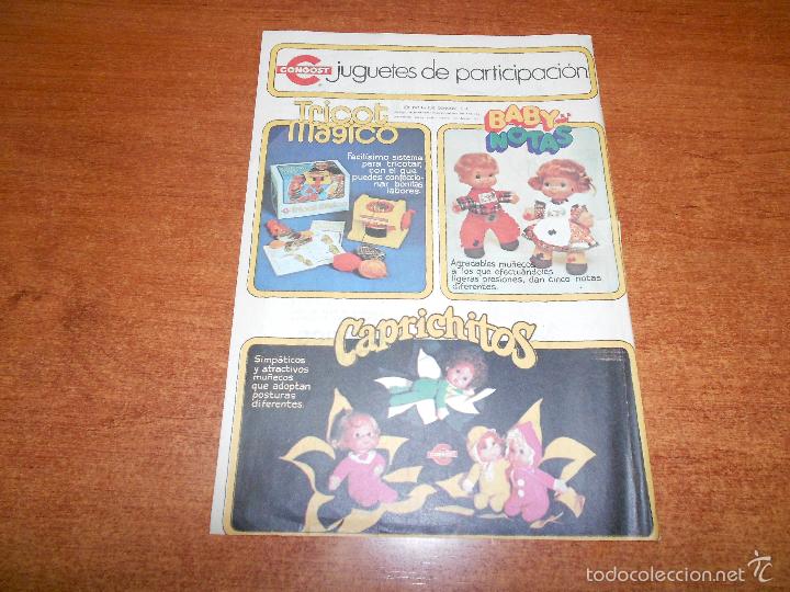 Cataloghi pubblicitari: PUBLICIDAD EN REVISTA JUVENIL 1978: JUGUETES CONGOST, TRICOT M&Aacute;GICO, BABY NOTAS, CAPRICHITOS