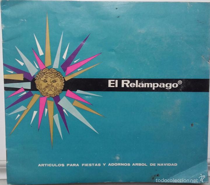Cat&aacute;logos publicitarios: CATALOGO EL RELAMPAGO, ARTICULOS PARA FIESTAS Y ADORNOS.