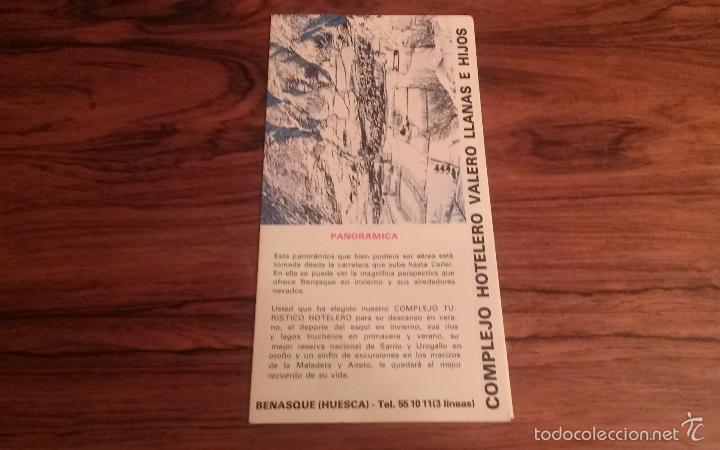 Cat&aacute;logos publicitarios: CATALOGO COMPLEJO HOTELERO VALERO LLANAS HOTEL ANETO, BENASQUE, VALERO, PILAR, ESQUI MONTA&Ntilde;A