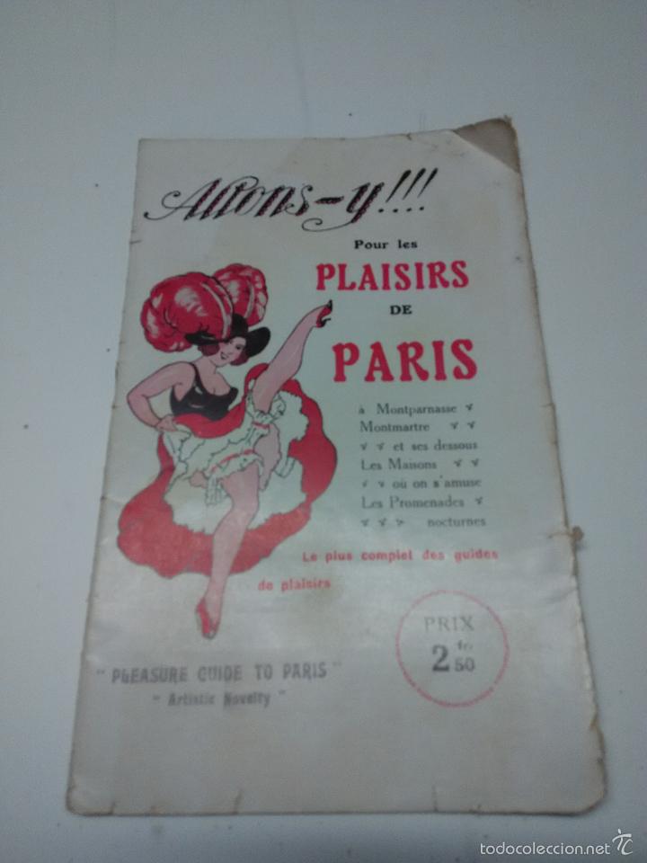 Cat&aacute;logos publicitarios: Guia de placeres de Paris - Foto 1