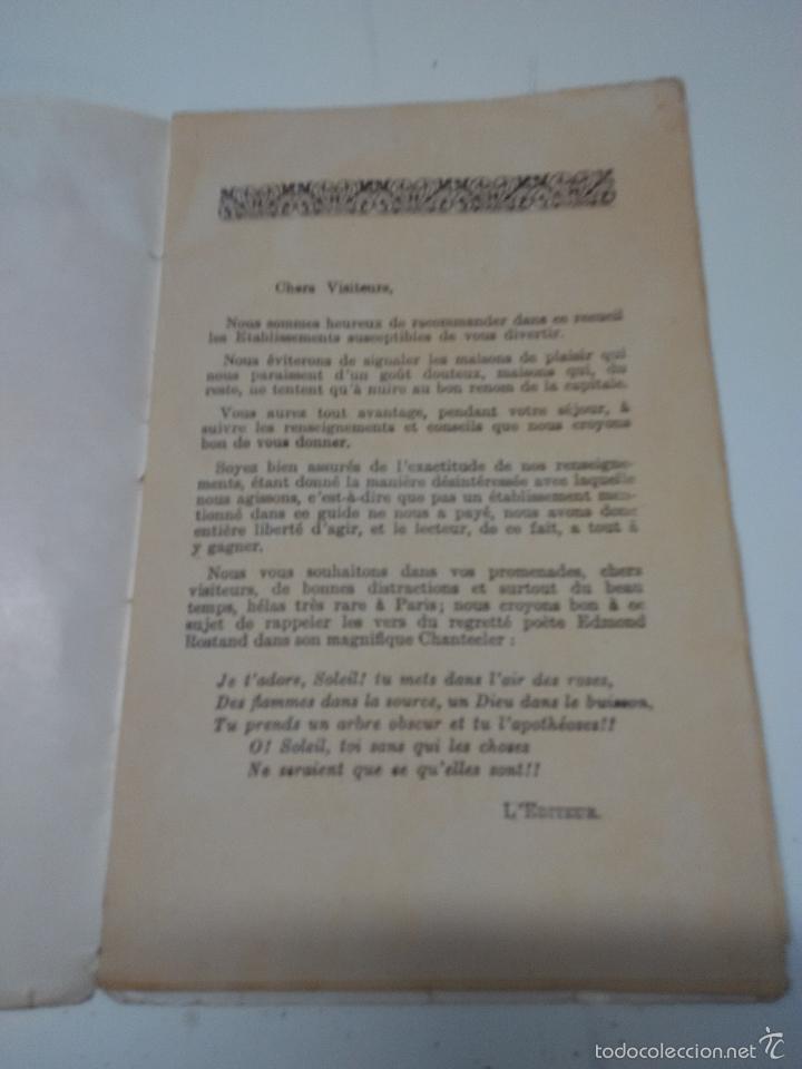 Cat&aacute;logos publicitarios: Guia de placeres de Paris - Foto 3