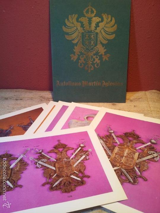 Cat&aacute;logos publicitarios: CATALOGO TALLA MADERA PANOPLIAS ESCUDOS HERALDICOS--ANTOLIANO MARTIN IGLESIAS-VALENCIA A&Ntilde;OS 70