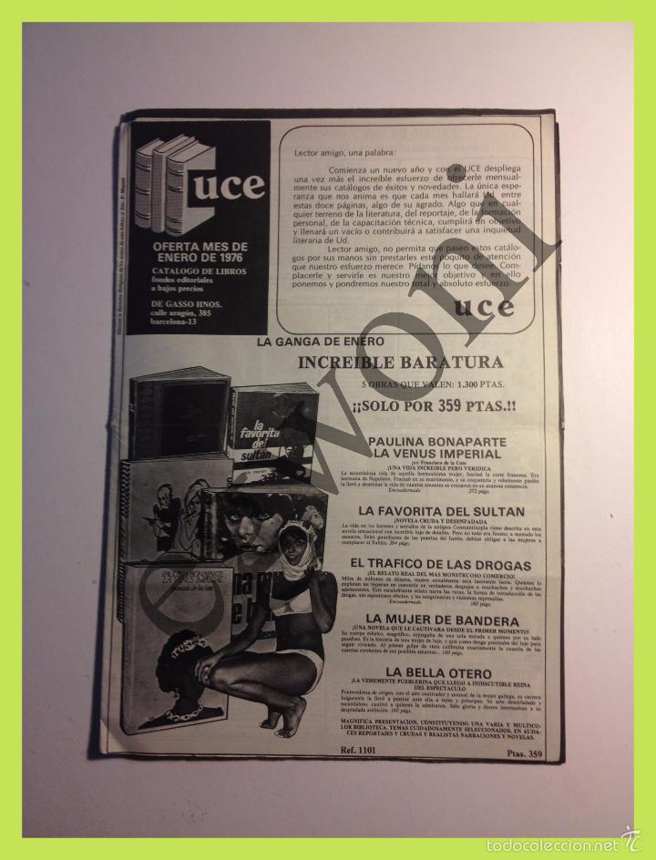 Werbekataloge: UCE - Cat&aacute;logo de Libros - Enero de 1976