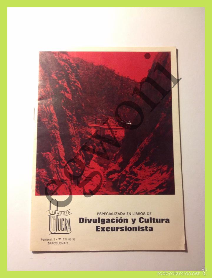 Werbekataloge: Cat&aacute;logo Libreria Quera (Barcelona) - Libros de Divulgaci&oacute;n y cultura Excursionista (1972)