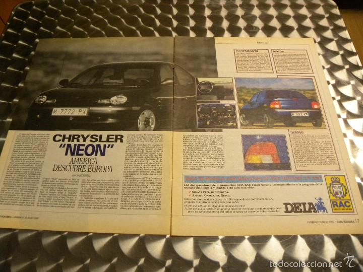 Cat&aacute;logos publicitarios: ANUNCIO PUBLICIDAD CHRYSLER NEON