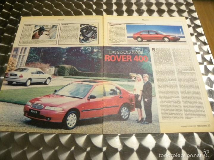 Cat&aacute;logos publicitarios: ANUNCIO PUBLICIDAD ROVER 400