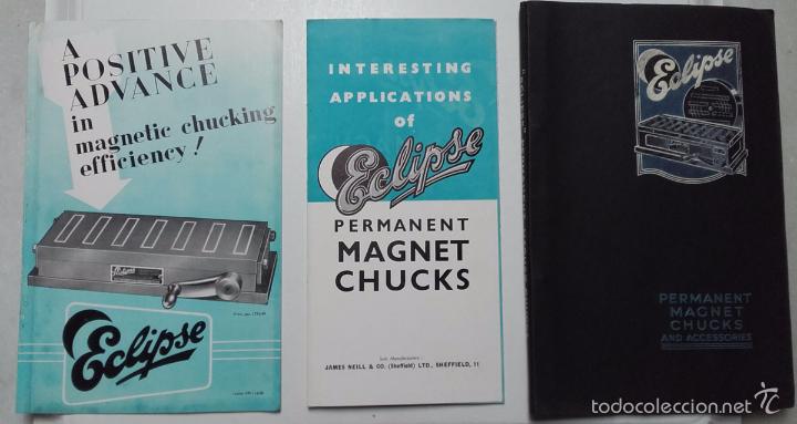 Cat&aacute;logos publicitarios: CATALOGO, ECLIPSE, PERMANET MAGNET CHUCKS AND ACCESSORIES.
