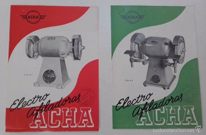 Cat&aacute;logos publicitarios: ACHA, ELECTRO AFILADORAS, BILBAO. A&Ntilde;OS 50.