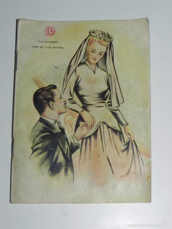 Werbekataloge: ANTIGUO CATALOGO DE LA LEONESA - GUIA DE LOS NOVIOS - 1957, CONSEJOS Y ANUNCIOS PUBLICITARIOS DE LA