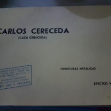 Catálogos publicitários: CARLOS CERECEDA. Lote 110196523