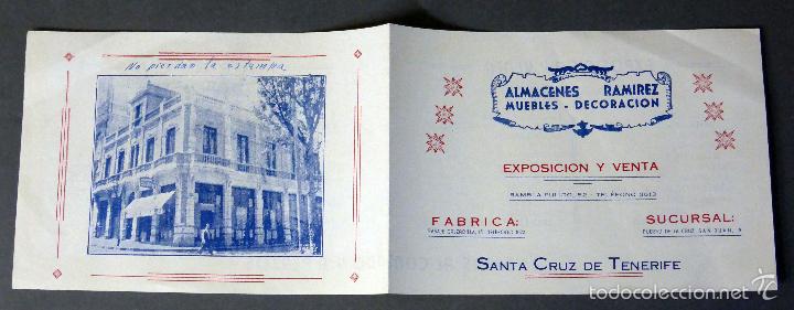 Werbekataloge: Cat&aacute;logo publicidad Almacenes Ram&iacute;rez Santa Cruz de Tenerife Muebles Decoraci&oacute;n a&ntilde;os 30
