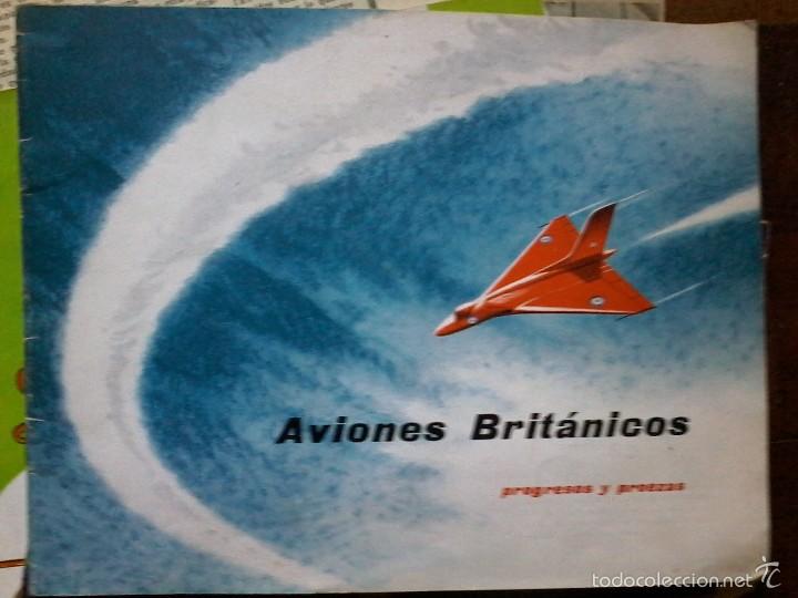 Cat&aacute;logos publicitarios: AVIONES BRITANICOS-PROGRESOS Y PROEZAS-A&Ntilde;O 1954 - Foto 1