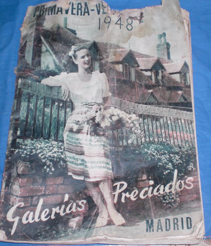 Werbekataloge: catalogo primavera galerias preciados 1948
