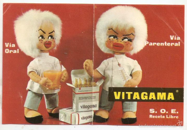Werbekataloge: Publicidad FARMACIA. Vitagram. 13,4 x 20 cms..Vell i Bell