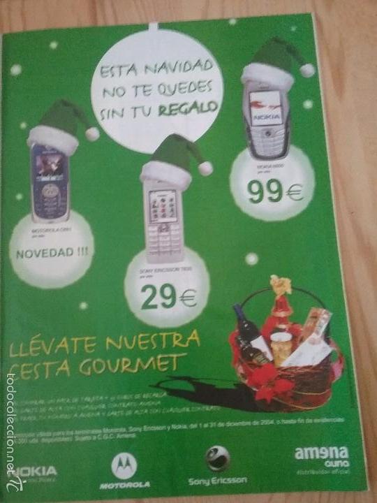 Werbekataloge: Cat&aacute;logo de m&oacute;viles y servicio Amena, a&ntilde;o 2004