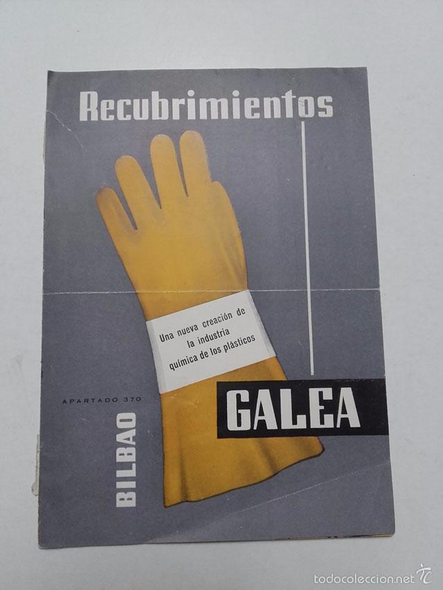 Cat&aacute;logos publicitarios: GALEA, RECUBRIMIENTOS, BILBAO. A&Ntilde;OS 50.