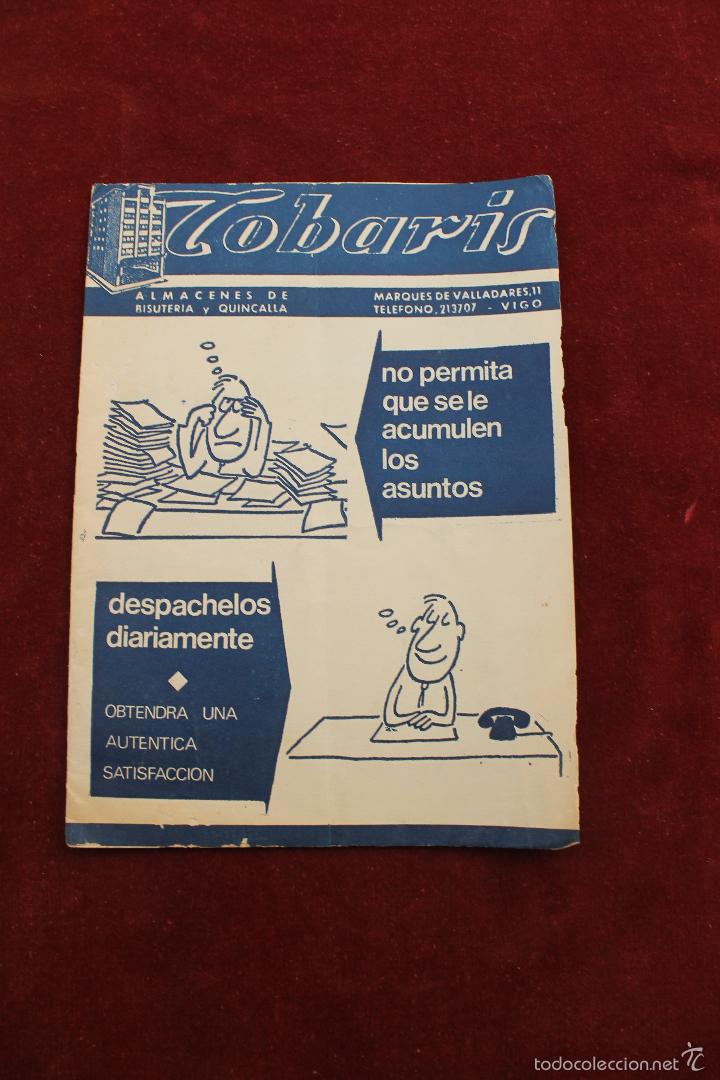 Advertising Catalogs: TOBARIS, ALMACENES DE BISUTERIA Y QUINCALLA, HERMINIO PUERTAS. VIGO 1967