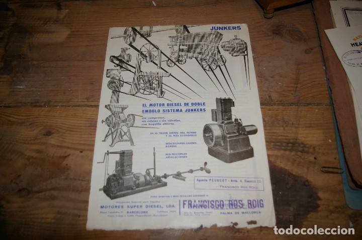 Cat&aacute;logos publicitarios: Catalogo de motor de doble embolo Junkers, agencia peugeot