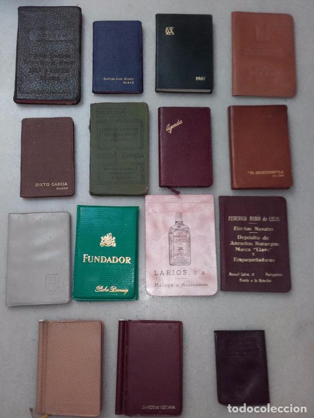 Cat&aacute;logos publicitarios: LIBRETAS PUBLICITARIAS, 14 DISTINTAS, BANCO BILBAO, CAJA DE AHORROS VIZCAINA, SIXTO GARCIA GABARRAS,