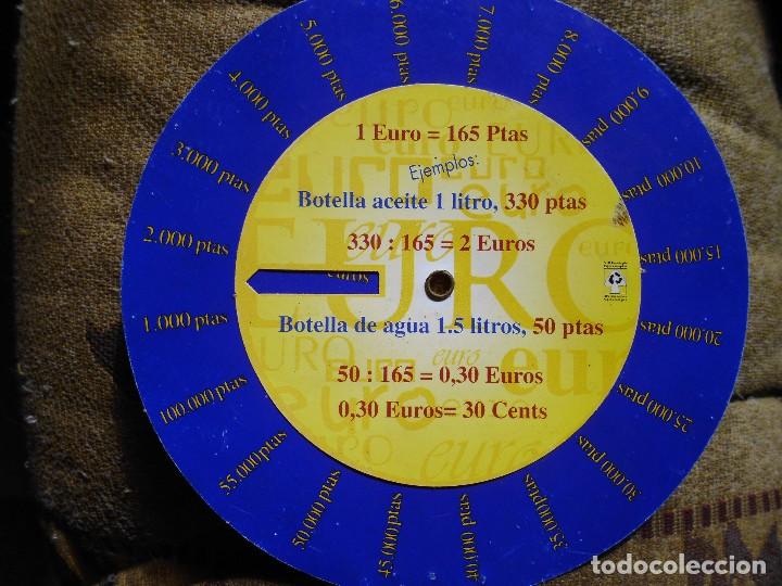 Cat&aacute;logos publicitarios: ANTIGUO CONVERTIDOR DE MONEDAS EROSKI - Foto 3