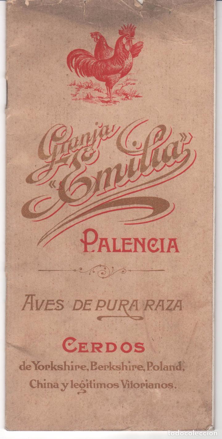 Werbekataloge: Publicaci&oacute;n Granja Emilia en Palencia con todas las aves que disponen para la venta. A&ntilde;os 1914