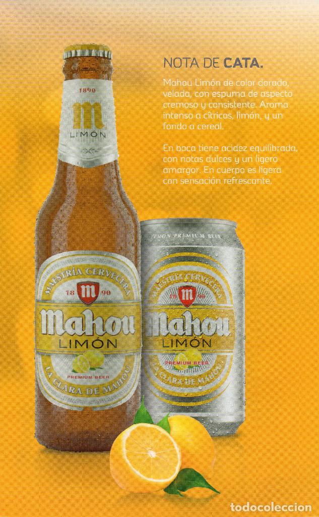 Cat&aacute;logos publicitarios: Folleto Mahou Lim&oacute;n - Foto 1