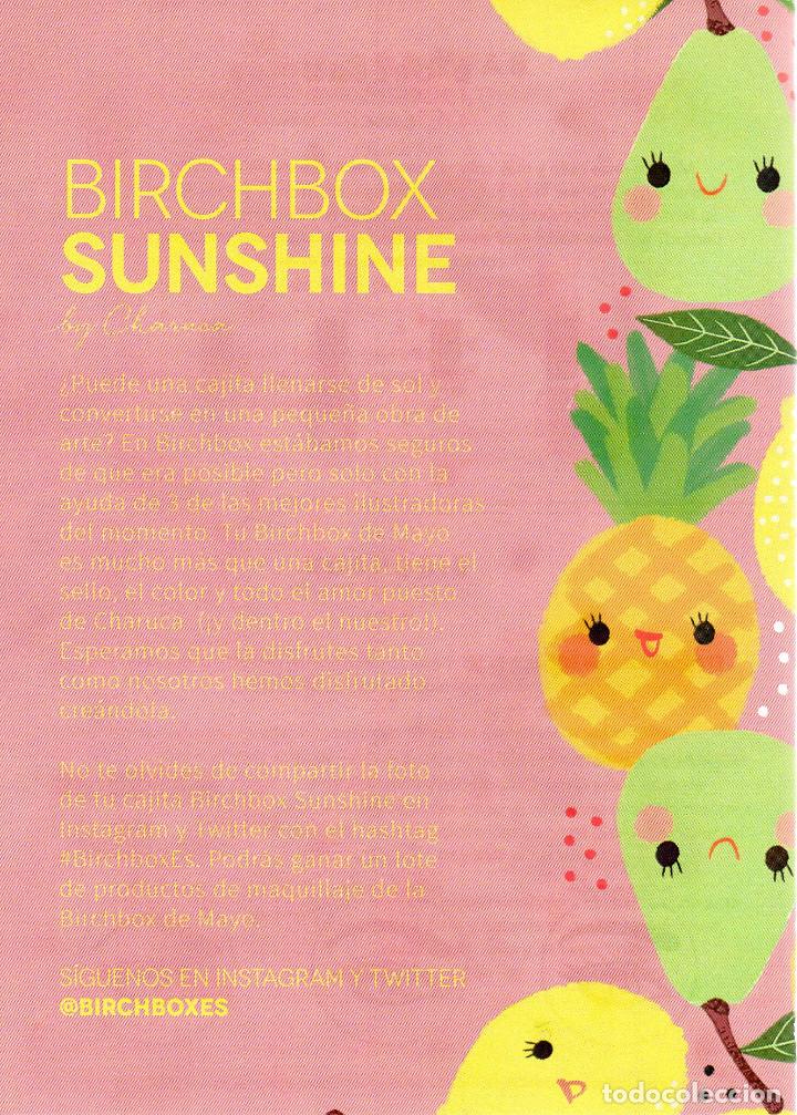 Cat&aacute;logos publicitarios: Folleto Birchbox Sunshine - Foto 2
