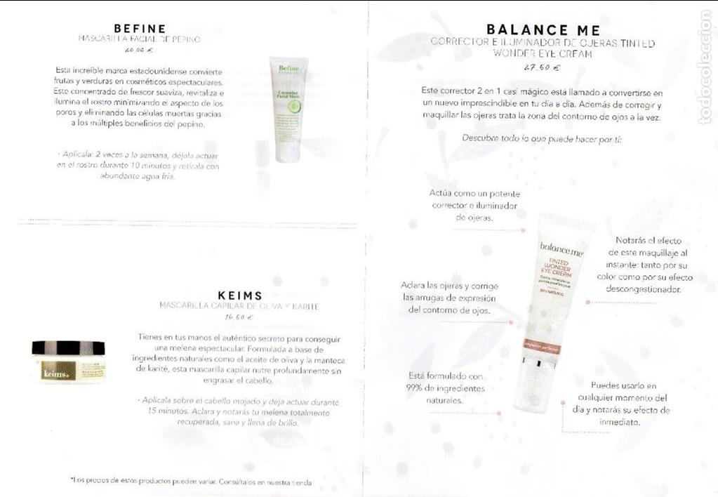Cat&aacute;logos publicitarios: Folleto Birchbox Sunshine - Foto 5