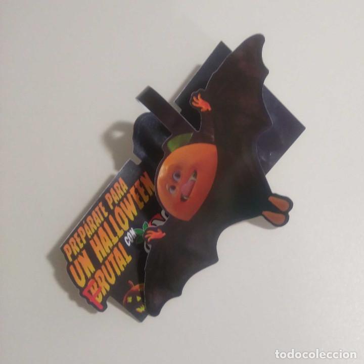 Cat&aacute;logos publicitarios: PUBLICIDAD MERCHANDISING PAPEL ANUNCIO TRINA murcielago naranja PUBLI PROMOCIONAL PROMO halloween