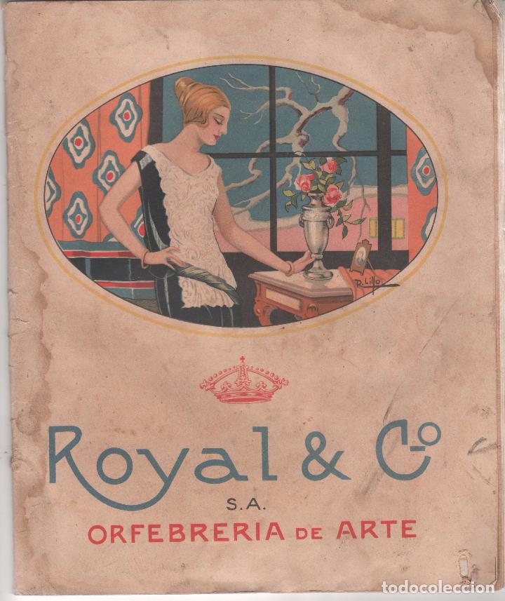 Werbekataloge: Cat&aacute;logo publicitario de Royal & Co: Orfebrer&iacute;a de Arte en Madrid y Sevilla. Principios siglo XX