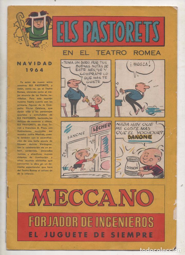 Advertising Catalogs: PROGRAMA TEATRO ELS PASTORETS (TEATRO ROMEA) 1964.DA