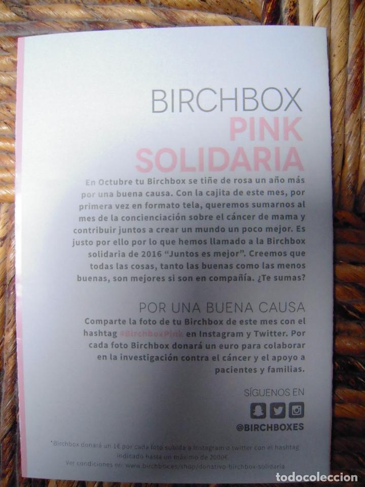 Cat&aacute;logos publicitarios: Folleto Birchbox Pink Solidaria - Foto 2