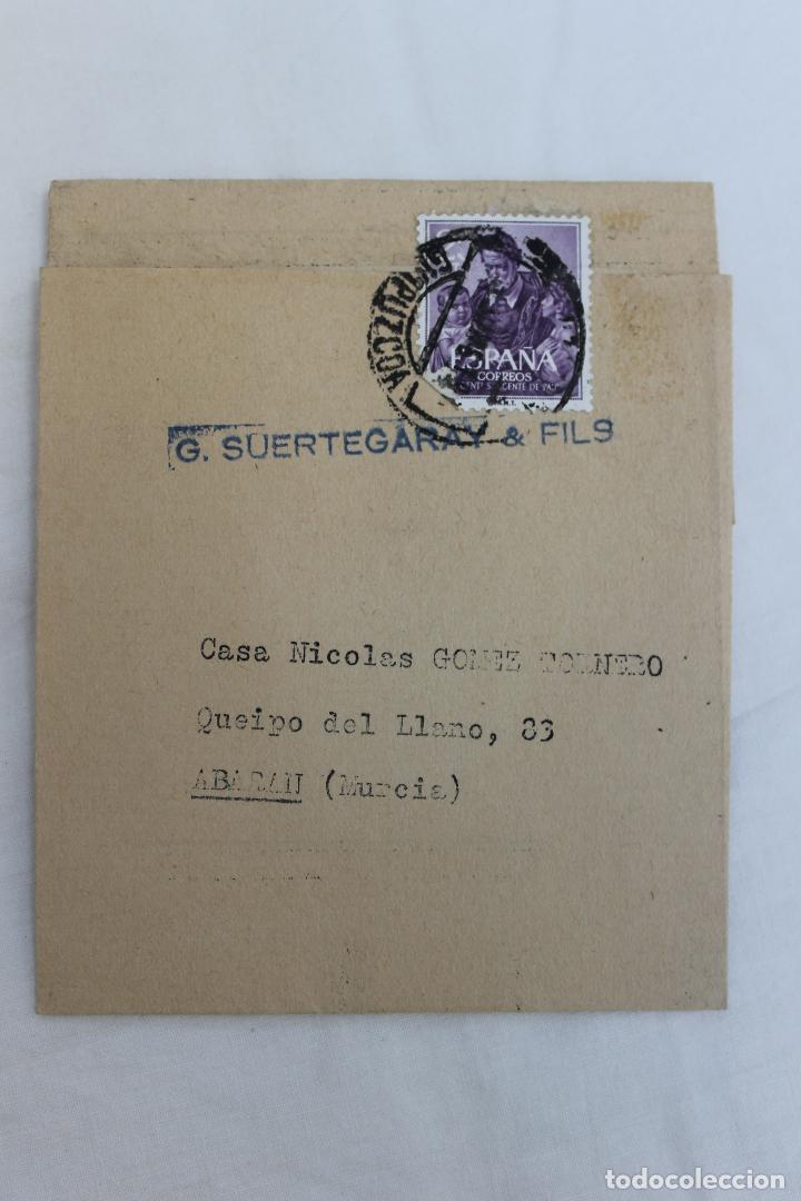 Cat&aacute;logos publicitarios: CARTA SIN ABRIR, G. SUERTEGARAY & FILS, CON SELLO Y MATASELLO GUIPUZCOA, A&Ntilde;OS 50
