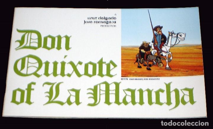 Werbekataloge: FOLLETO LANZAMIENTO SERIE DE DIBUJOS ANIMADOS DON QUIJOTE DE LA MANCHA - INGL&Eacute;S - 1980 FOURNIER