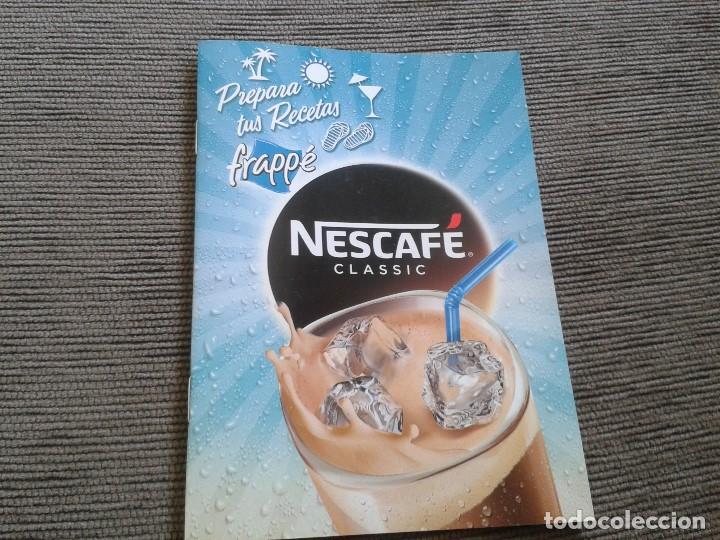 Cat&aacute;logos publicitarios: Revistilla -- Recetas Frapp&eacute; -- NESCAF&Eacute; CLASSIC --