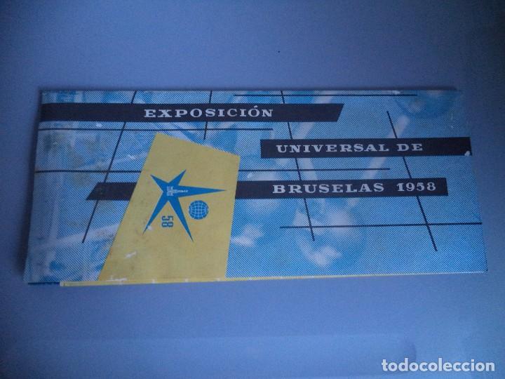 Cat&aacute;logos publicitarios: Catalogo publicitario Exposici&oacute;n Universal de Bruselas 1958