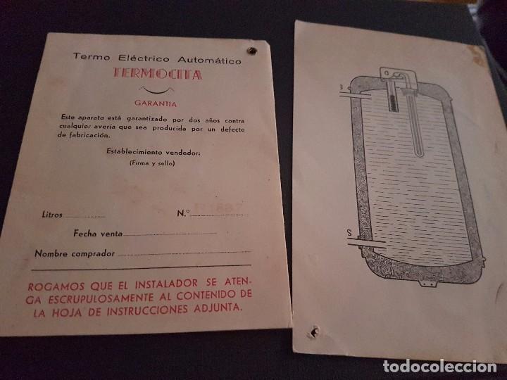 Werbekataloge: Instrucciones termo el&eacute;ctrico Termocita