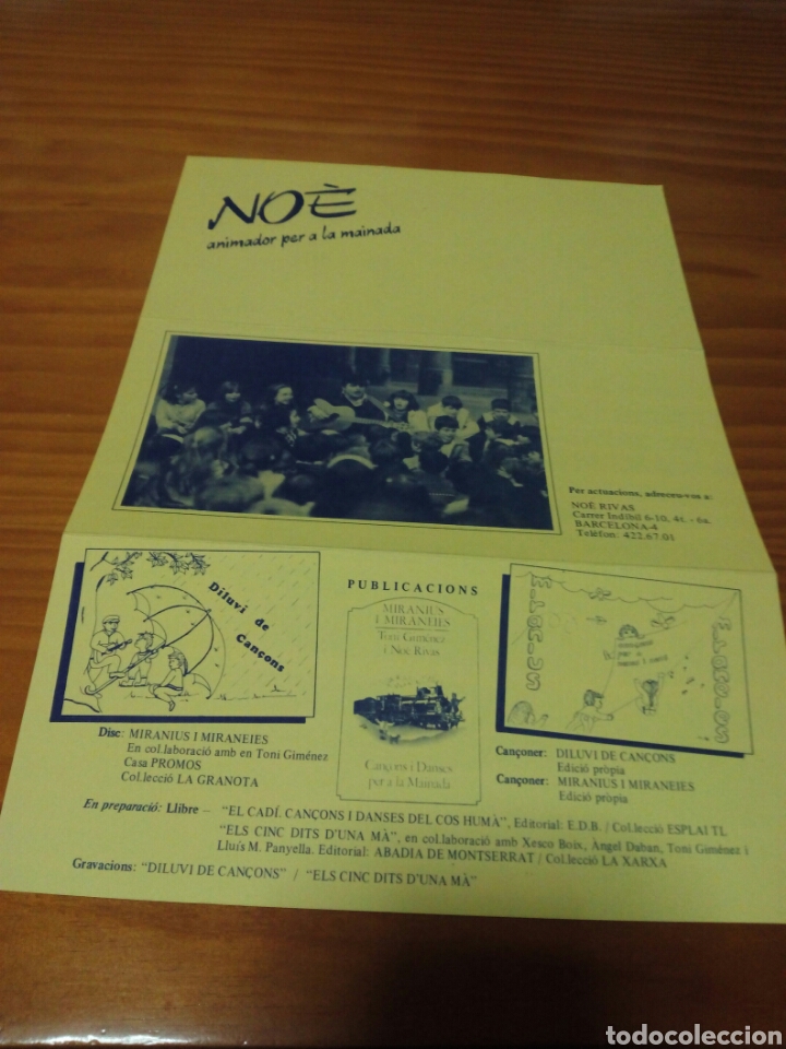 Cat&aacute;logos publicitarios: No&egrave;.Animador per la mainada. - Foto 1