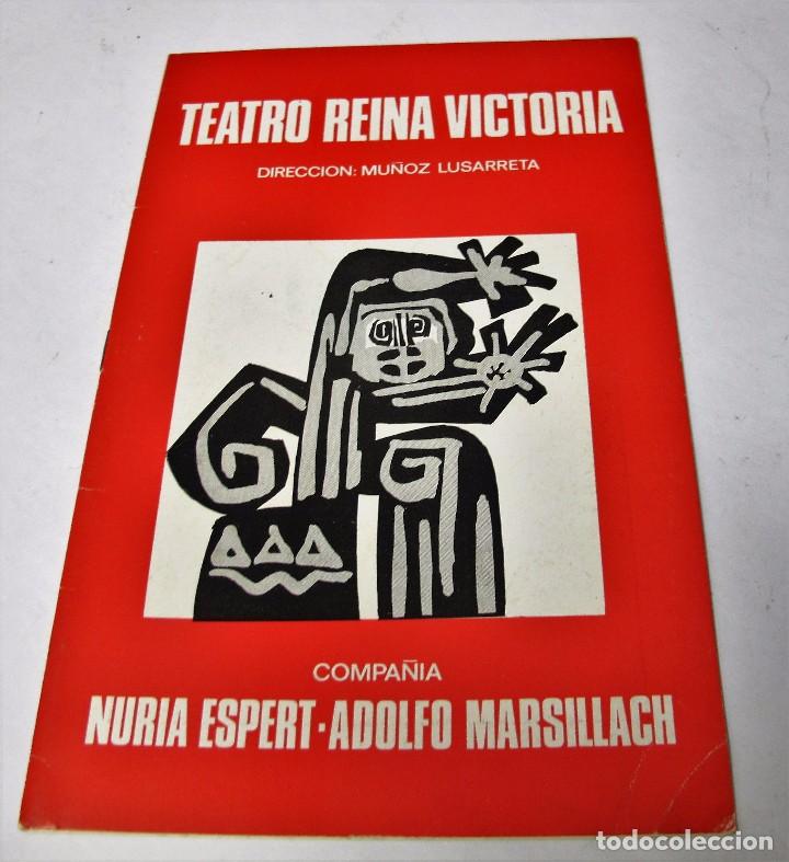 Cat&aacute;logos publicitarios: Catalogo Teatro Nuria Espert y Adolfo Marsillach- Sartre 1968