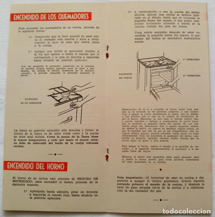 instrucciones de uso - cocina orbegozo homann - - Comprar Catálogos  publicitarios antiguos en todocoleccion - 80261481