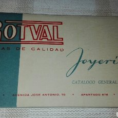 Catálogos publicitarios: ANTIGUO CATÁLOGO DE JOYERÍA ROTVAL - MADRID AÑO 1951