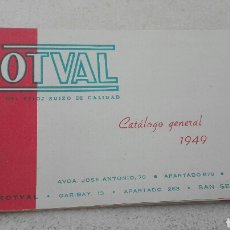 Catálogos publicitarios: ANTIGUO CATÁLOGO DE RELOJES ROTVAL 1949
