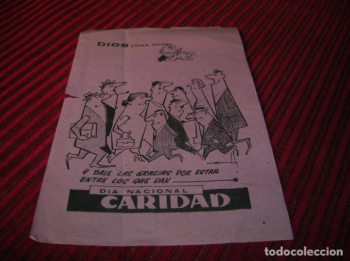 Cat&aacute;logos publicit&aacute;rios: Anuncio Dia Nacional de Caridad
