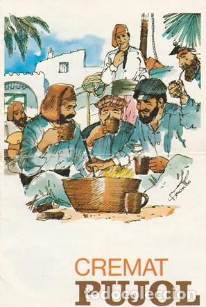 Catalogues publicitaires: PUJOL - CREMAT - RON - FOLLETO PUBLICITARIO RECETA ROM CREMAT - HABANERA LA BELLA LOLA MUSICA LETRA