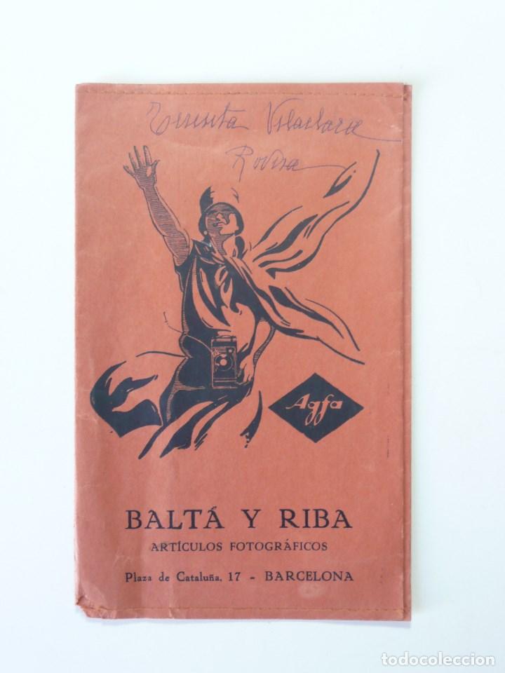 Catalogues publicitaires: CARTERITA PUBLICITARIA DE ARTICULOS FOTOGRAFICOS BALT&Agrave; Y RIBA- AGFA. A&Ntilde;OS 20